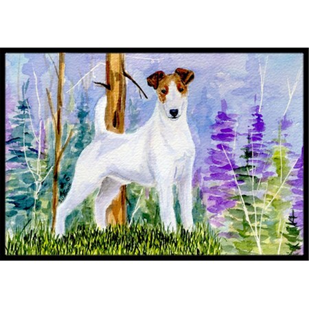 Carolines Treasures 18 x 27 in. Jack Russell Terrier Indoor Outdoor Doormat SS8637MAT